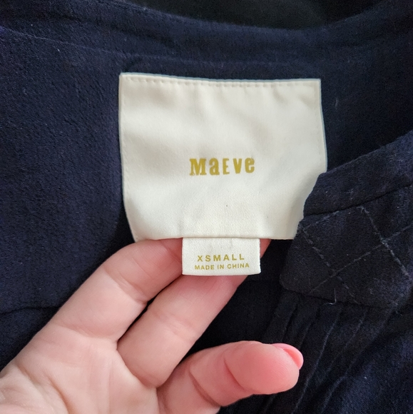 Anthropologie Maeve navy dress - Picture 4 of 4